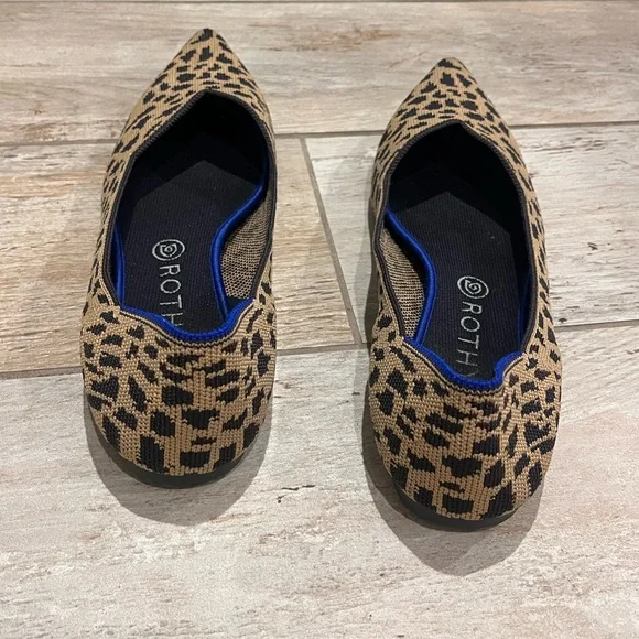 Rothy's Leopard Print Women's Flats - Picture 6 of 9
